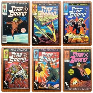 Lot of 6 Marvel Star Brand Comic Books 1 3 5 6 7 10